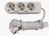 Удлинитель 3 гнезда с заземлением 3 метра