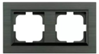 Рамка двойная Антрацит