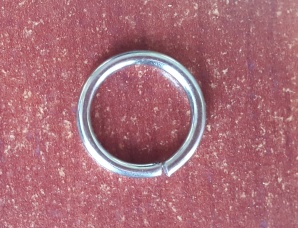 Кольцо ковровое металлическое (с зазором), комплект 100 шт.